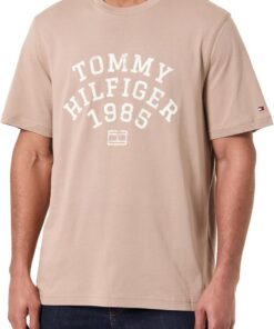 Tommy Hilfiger Hilfiger Arch tee Mw0mw41470 Camiseta S/S Hombre (Pack de 1)