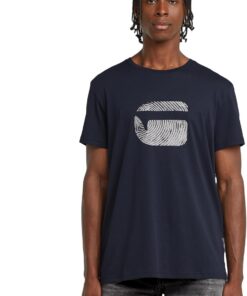 G-Star Hombre Finger Print Burger T-Shirt