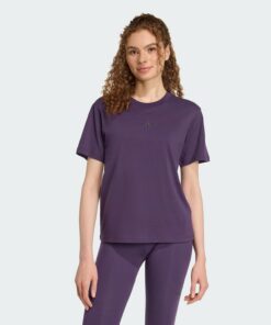 Adidas Essentials Small Logo T-Shirt Camiseta de Manga Corta Mujer