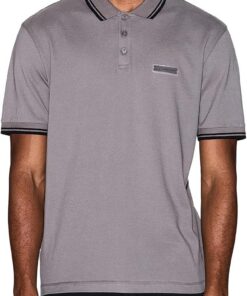 Armani Exchange Short Sleeve Side Logo Three-Button Collar Polo Hombre
