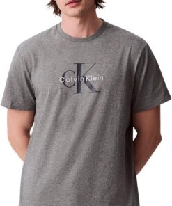 Calvin Klein Camiseta de Manga Corta Hombre Monologo tee de algodón