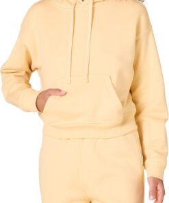 Amazon Essentials Mujer Sudadera Corta con Capucha (Disponible en Tallas Grandes)