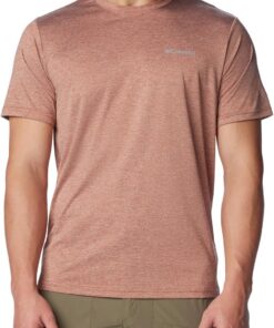 Columbia Hike Crew, Camiseta Técnica De Manga Corta para Hombre