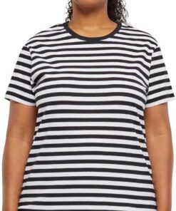 Urban Classics Camiseta de Rayas Regulares para Mujer Camiseta Mujer