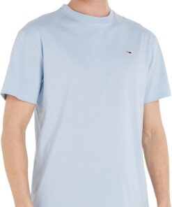 Tommy Jeans Camiseta de Manga Corta para Hombre TJM Classic Cuello Redondo