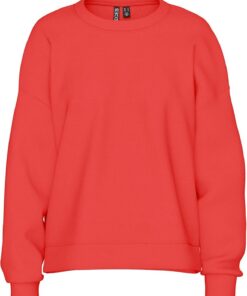 PIECES Women's Pcchilli LS Loose Sweat Noos BC Sweatshirt (Pack of 1)