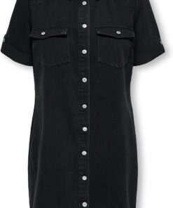 ONLY Onllisa S/S Dnm Dress Gua Onllisa S/S Dnm Dress Gua Mujer (Pack de 1)