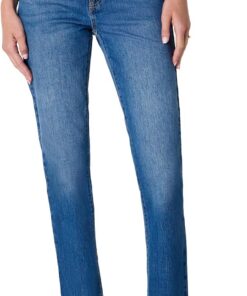 Amazon Essentials Vaqueros Rectos de Tiro Alto Mujer