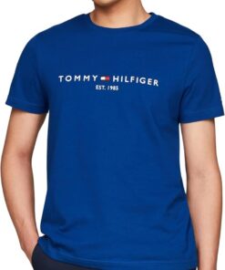 Tommy Hilfiger Camiseta de Manga Corta Hombre Slim Fit