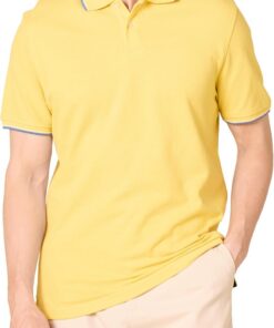Amazon Essentials Hombre Polo de Piqué de Algodón de Ajuste Entallado
