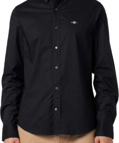 GANT Slim Poplin Shirt Camisa de Vestir Hombre (Pack de 1)
