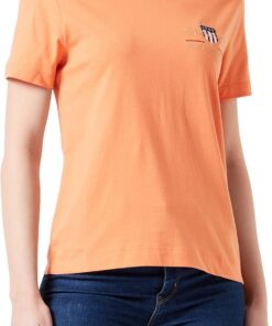 GANT Printed Archive Shield T-Shirt Camiseta Mujer (Pack de 1)