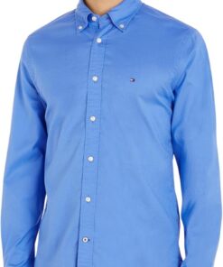 Tommy Hilfiger Camisa Hombre Flex Poplin Solid Regular Fit