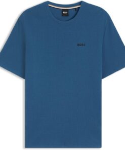 Boss Camiseta Waffle Camiseta de Pijama Hombre