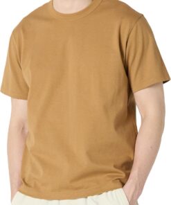 Amazon Essentials Hombre Camiseta de Corte Holgado de Algodón Grueso