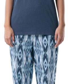 Wrangler Conjunto de Pijama de Manga Corta Y Pantalones Estampados Juego de Pijama Mujer