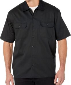 Amazon Essentials Camisa de Trabajo de Manga Corta Resistente a Las Manchas y Arrugas Hombre