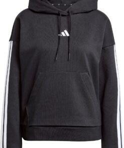 adidas Mujer Essentials 3-Stripes Fleece Hoodie
