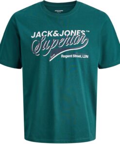 JACK & JONES Jjelogo tee SS O-Neck 2 Col Ss26 Sn Jjelogo tee SS O-Neck 2 Col Ss26 Sn Hombre (Pack de 1)