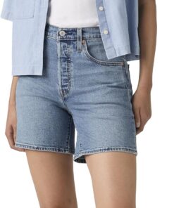 Levi's 501 Mid Thigh Short LW - Pantalones Cortos Mujer