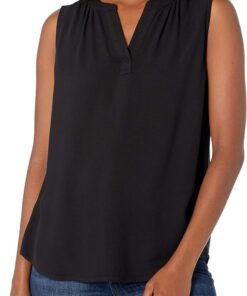 Amazon Essentials Mujer Camisa Tejida sin Mangas con Cuello en V