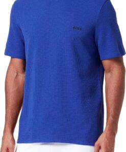 Boss Camiseta Waffle Camiseta de Pijama Hombre