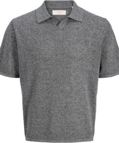 Jack & Jones Jorcassis Knit Twisted Split Neck Polo Polo Jorcassis Knit Twisted Split Neck Hombre (Pack de 1)