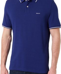 GANT Tipping SS Pique Polo Camisa de Polo Hombre