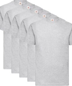 Fruit of The Loom Camiseta para mujer Valueweight Lady (5 unidades)