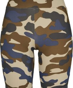 URBAN CLASSICS Shorts Deportivos para Mujer, Leggings de Fitness para Gimnasio y Yoga, Shorts Ciclistas Tech de Camuflaje Disponibles en Varios Colores, Tallas XS - 5XL