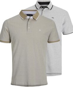 Jack & Jones Jjepaulos Polo SS 2pk MP Noos Jjepaulos Polo SS 2Pk MP Noos Hombre (Pack de 2)