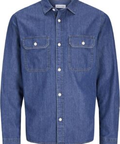 JACK & JONES Camiseta Jjetravis Ls Noos Camisa de manga larga Hombre