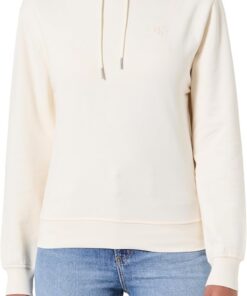 Calvin Klein Hoodie Mujer Monogram Terry con Logotipo