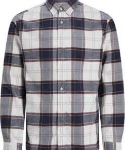 Jack & Jones Jprblubarkley Flannel X-mas L/S Shirt Ch Jprblubarkley X-Mas L/S - Camiseta de Franela Hombre (Pack de 1)
