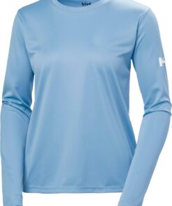 Helly Hansen W HH Tech Crew LS 2.0 Camiseta Mujer (Pack de 1)