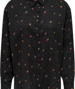 JDY Jdytheis L/S Camiseta Holgada Wvn Noos Camisa para Mujer | Camiseta