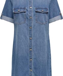 ONLY Onllisa S/S Dnm Dress Gua Onllisa S/S Dnm Dress Gua Mujer (Pack de 1)