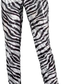 W WIDMANN MILANO Party Fashion - Pantalones de lentejuelas para mujer | Conjunto retro brillante, pantalones de mujer para Carnaval, festivales, discotecas, Nochevieja y looks llamativos de fiesta