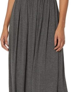 Amazon Essentials Mujer Vestido Largo sin Mangas y con Cintura (Talla Grande Disponible)