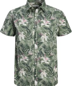 Jack & Jones Jjhawaii AOP Shirt SS Jjhawaii AOP Shirt SS Hombre (Pack de 1)