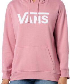 Vans WM Drop V Logo Sudadera con Capucha para Mujer