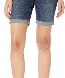 Amazon Essentials Bermudas Vaqueras Ajustadas con Bolsillos Mujer