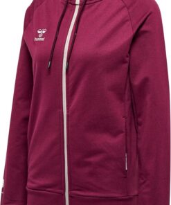 hummel Hmlmove Grid Cot. Zip Hoodie Woman Sudadera con Capucha Mujer