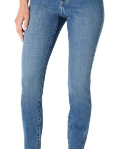 Amazon Essentials Mujer Vaqueros Ajustados Estilizados de Tiro Alto