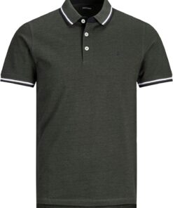 Jack & Jones Jack & Jones Male Poloshirt Plus Size Einfarbig Poloshirt Jjepaulos Polo SS Noos Pls Hombre (Pack de 1)