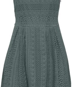 Only Onlhelena Lace S/L Short Dress Noos Wvn Vestido Mujer