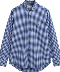 GANT Reg Poplin Gingham Shirt Blusas Mujer (Pack de 1)