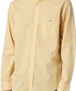 GANT Reg Poplin Gingham Shirt Blusas Mujer (Pack de 1)