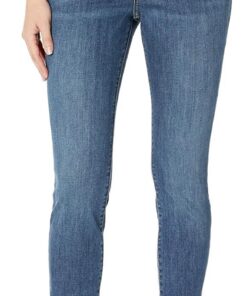 Amazon Essentials Mujer Vaqueros Ceñidos y Elásticos de Tiro Medio - Colores interrumpidos