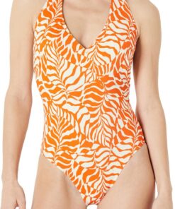 Amazon Essentials Mujer Traje de baño Halter de una Pieza